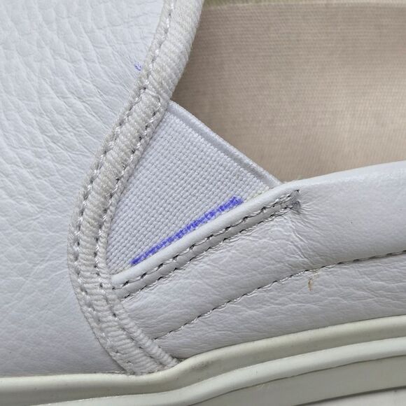 SOLUDOS Ibizia White Leather Slip-On Sneakers Size 8.5 NWOT - Picture 4 of 10
